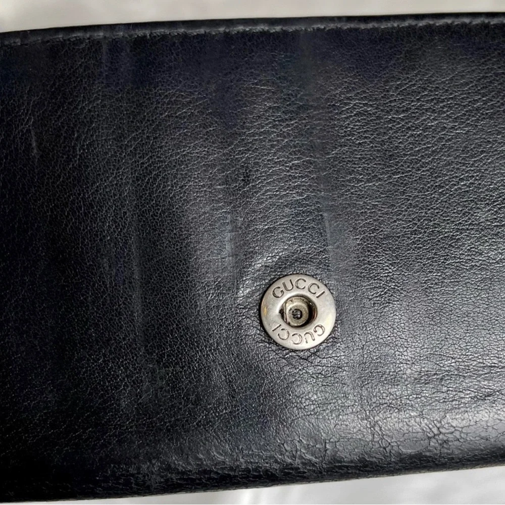 🌝💣Gucci Black Continental Wallet